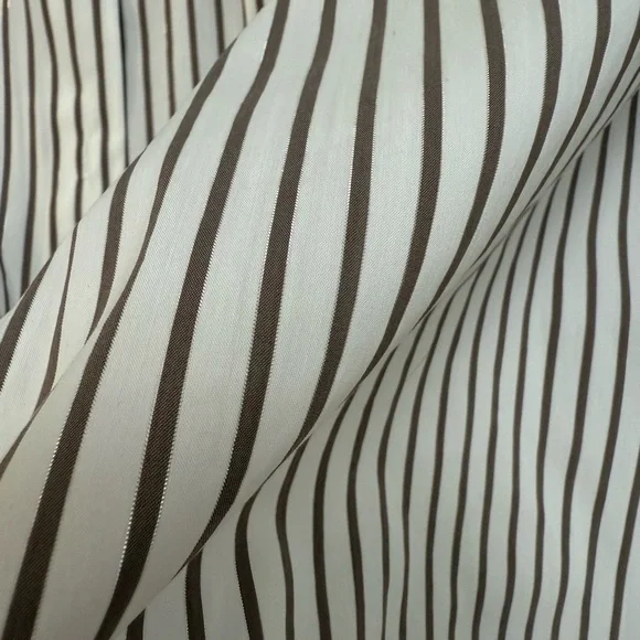 Loewe Brown and White Striped Button Down Shirt - Picture 6 of 6